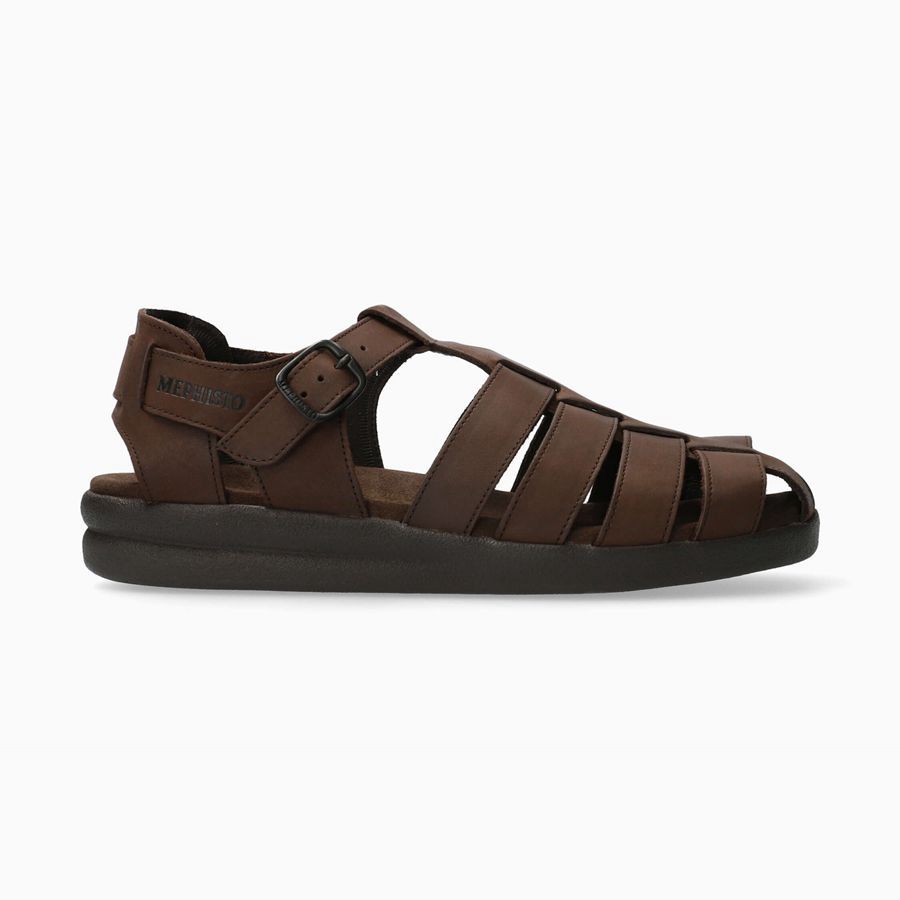 Mephisto SAM Læder Sko 1347698-HR - Sandaler Herre Mørke Brune